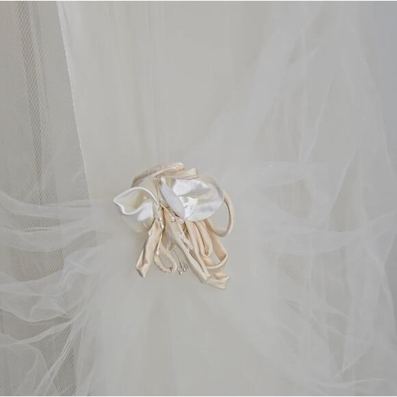 Cache Vintage Beaded Fairy Whimsical Prom Wedding dress Ivory Size 4 ren Faire - Picture 9 of 16